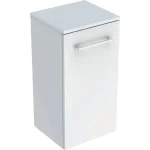 Geberit Selnova Square 1 ajtós oldalsó szekrény 33x65 cm, magasfényű fehér 501.272.00.1 Outlet