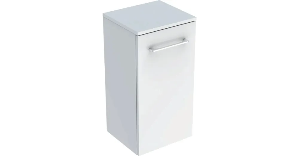 Geberit Selnova Square 1 ajtós oldalsó szekrény 33x65 cm, magasfényű fehér 501.272.00.1 Outlet