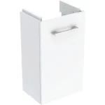 Geberit Selnova Square egy ajtós szekrény kézmosóhoz 32,3x55,7 cm, magasfényű fehér 502.730.00.1 Alacsony ár