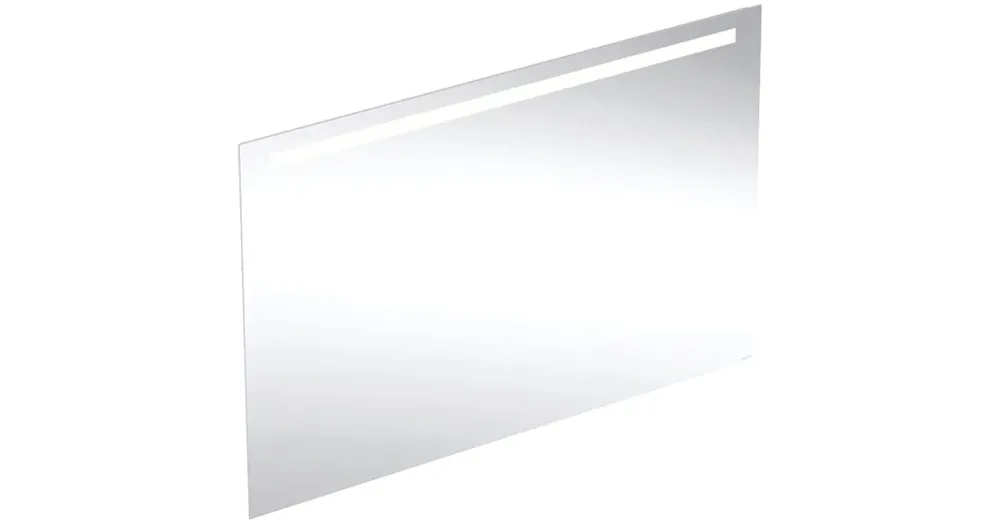 Outlet Geberit Option Basic Square tükör felső világítással 140x90 cm, eloxált alumínium 502.816.00.1