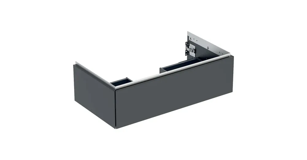 Geberit One alsó szekrény mosdóhoz 1 fiókkal 88,8x47 cm, matt fekete 505.073.00.8 Utolsó esély