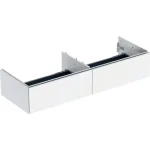 Geberit One alsó szekrény mosdóhoz két fiókkal 133x47cm, magasfényű fehér 505.076.00.1 Rendeld meg most