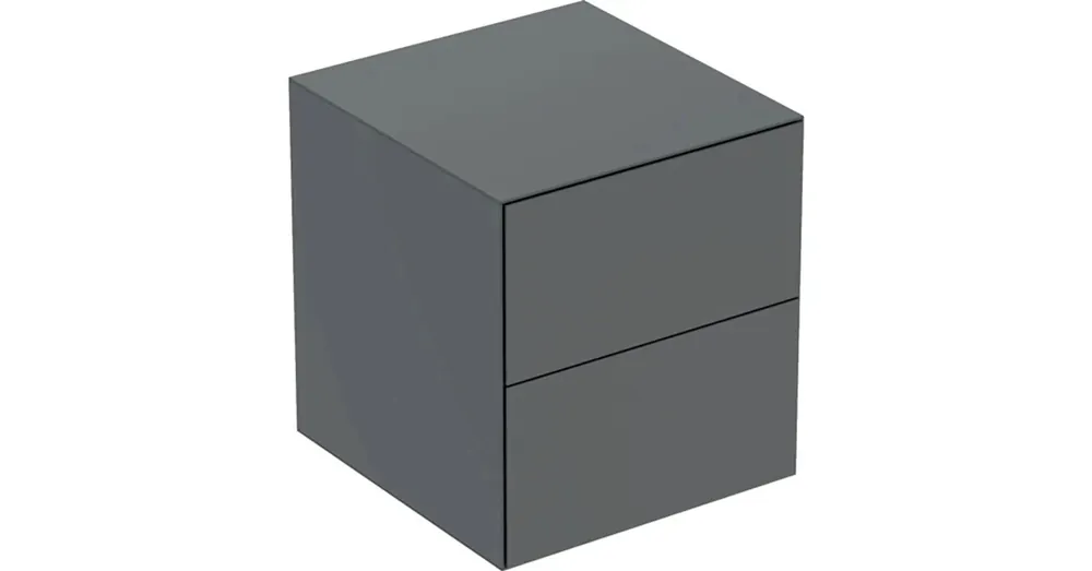 Geberit One oldalsó szekrény két fiókkal 45x47 cm, matt láva 505.077.00.3 Biztonságos fizetés