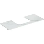 Geberit One márványhatású mosdópult középső kivágással, pultra ültethető mosdóhoz 120x47cm, matt fehér 505.115.00.1 Utolsó esély