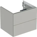 Geberit One alsó szekrény mosdóhoz 2 fiókkal 59,2x47 cm, matt greige 505.261.00.7 Rendeld meg most