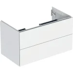 Geberit One alsó szekrény mosdóhoz 2 fiókkal 88,8x47 cm, matt fehér 505.263.00.2 Rendeld meg most