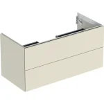 Geberit One alsó szekrény mosdóhoz 2 fiókkal 103x47 cm, magasfényű homokszürke 505.264.00.4 Újdonság