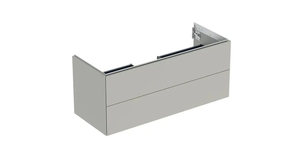 Geberit One alsó szekrény mosdóhoz 2 fiókkal 118x47 cm, matt greige 505.265.00.7 Kedvezmény
