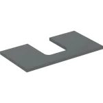 Geberit One mosdópult középső kivágással, pultra ültethető tálformájú mosdóhoz 90x47 cm, matt láva 505.273.00.3 Azonnali szállítás