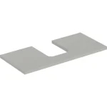 Geberit One mosdópult középső kivágással, pultra ültethető tálformájú mosdóhoz 105x47 cm, matt greige 505.274.00.7 Kihagyhatatlan ajánlat