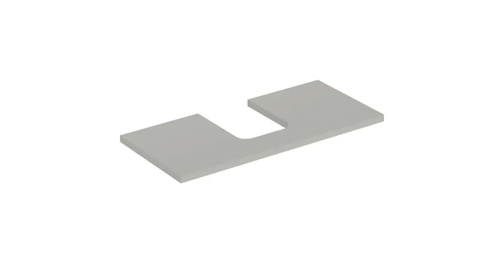 Geberit One mosdópult középső kivágással, pultra ültethető tálformájú mosdóhoz 105x47 cm, matt greige 505.274.00.7 Kihagyhatatlan ajánlat