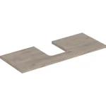 Geberit One mosdópult középső kivágással, pultra ültethető tálformájú mosdóhoz 120x47 cm, hikoridió 505.275.00.6 Végkiárusítás