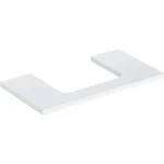 Geberit One mosdópult középső kivágással, pultra ültethető mosdóhoz 90x47 cm, magasfényű fehér 505.283.00.1 Népszerű