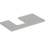 Geberit One mosdópult bal oldali kivágással 90x47 cm, pultra ültethető tálformájú mosdóhoz, matt greige 505.293.00.7 Exkluzív ajánlat