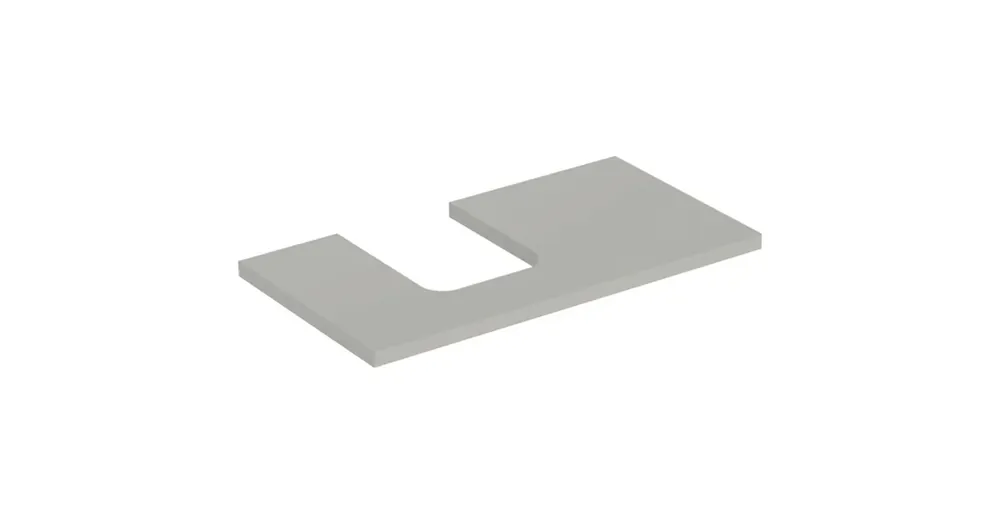Geberit One mosdópult bal oldali kivágással 90x47 cm, pultra ültethető tálformájú mosdóhoz, matt greige 505.293.00.7 Exkluzív ajánlat