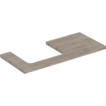 Geberit One mosdópult bal oldali kivágással 105x47 cm, pultra ültethető mosdóhoz, hikoridió 505.304.00.6 Árcsökkenés