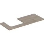 Geberit One mosdópult bal oldali kivágással 120x47 cm, pultra ültethető mosdóhoz, hikoridió 505.305.00.6 Gyors szállítás