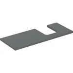 Geberit One mosdópult jobb oldali kivágással 120x47 cm, pultra ültethető tálformájú mosdóhoz, matt láva 505.315.00.3 Legnépszerűbb