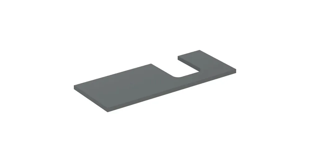 Geberit One mosdópult jobb oldali kivágással 120x47 cm, pultra ültethető tálformájú mosdóhoz, matt láva 505.315.00.3 Legnépszerűbb