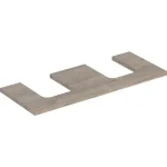 Kihagyhatatlan ajánlat Geberit One mosdópult kivágással, két pultra ültethető tálformájú mosdóhoz 120x47 cm, hikoridió 505.335.00.6