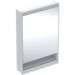 Akciós ár Geberit One balra nyíló tükrös szekrény polccal és világítással 60x90 cm, fehér 505.820.00.2