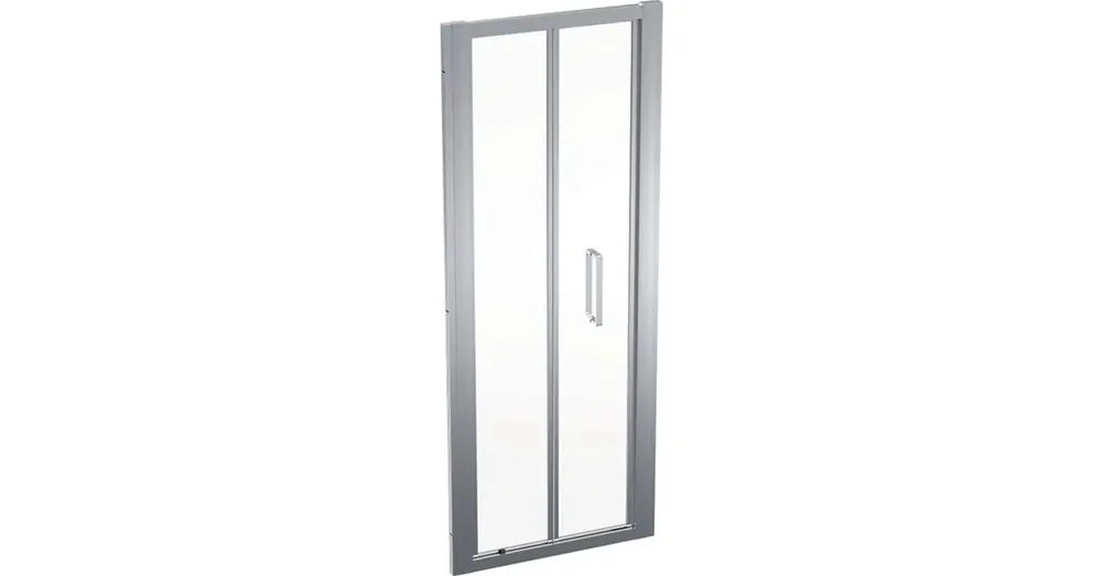 Geberit Geo összecsukható ajtó 76x190 cm, átlátszó üveggel, Reflex bevonat, ezüst profillal 560.106.00.2 Azonnal elérhető