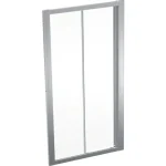 Geberit Geo tolóajtó 100x190 cm, átlátszó üveggel, Reflex bevonattal, ezüst profillal 560.133.00.2 Különleges ajánlat
