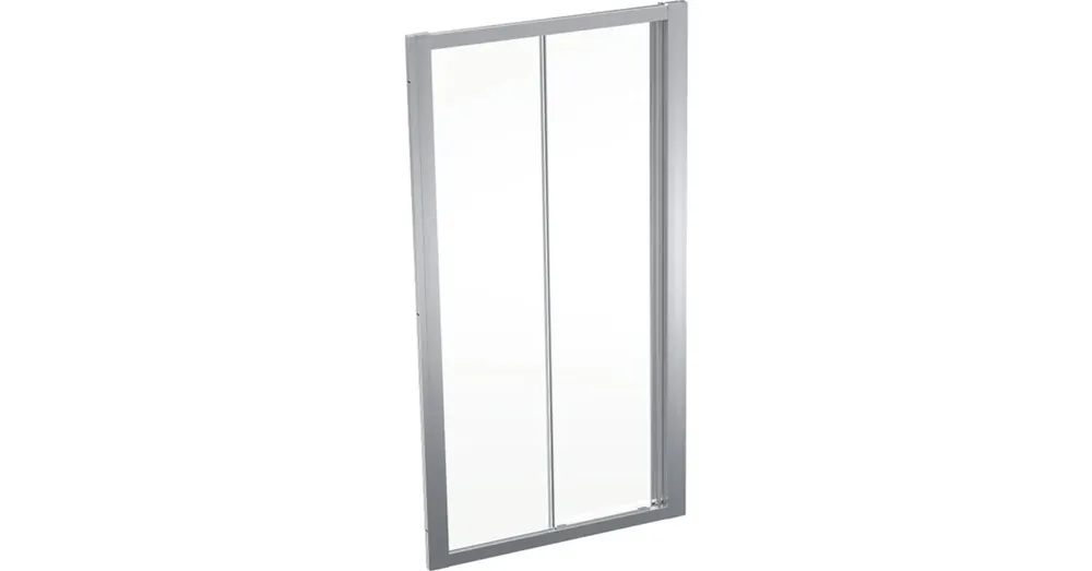 Geberit Geo tolóajtó 100x190 cm, átlátszó üveggel, Reflex bevonattal, ezüst profillal 560.133.00.2 Különleges ajánlat