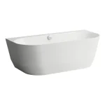 Ajánlat LAUFEN LAUFEN PRO Hátfalhoz illeszkedő kád 180 × 80 cm, Marbond anyagból rögzítő készlettel együtt, lábbal 180x80 cm Fehér H2459570000001
