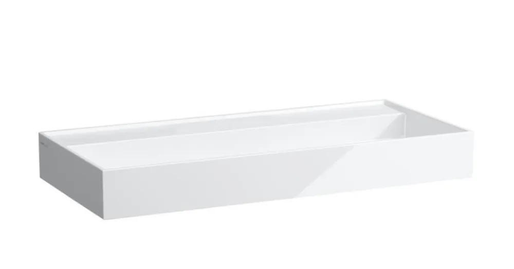 LAUFEN Kartell LAUFEN Mosdótál, alsó felülete csiszolt túlfolyónyílás nélkül, csaplyuk nélkül, Fehér LCC bevonattal H8163374001121 Csak ma