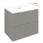 SAPHO CIRASA Mosdótartó szekrény, 2 fiókkal, 58x54x39cm, agila strip (CR592-4343S) Prémium