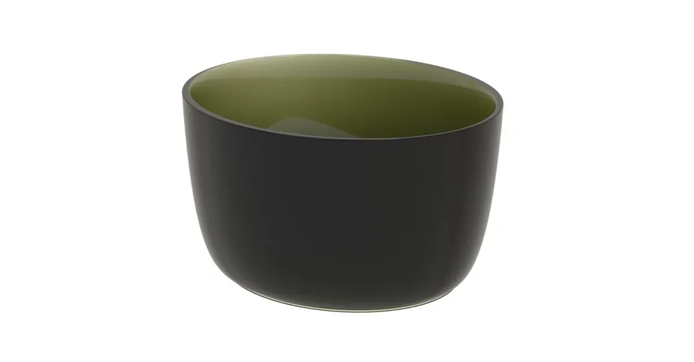 Utolsó esély Riho Oval Frosted Forest, pultra ültehető, anyaga Solid Surface, 38x33cm, Zöld W026001F03