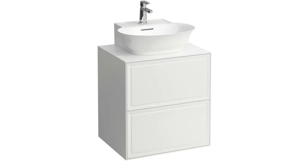 LAUFEN THE NEW CLASSIC Fiók elem 600, 2 fiók, 816852 kézmosóhoz, Matt Fehér H4060040851701 Bestseller