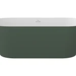 Expressz szállítás Ravak Akrilád Freedom O Tec 170x77 Grey Green/fehér szabadonálló, fehér lefolyóval CD11200000