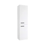Kiárusítás Ravak SB Chrome II 390 magasszekrény J fehér, fekete fogantyúval 152 mm X000001749