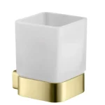 AREZZO design MONO üveg pohár tartó, szálcsiszolt arany AR-120131BG Árcsökkenés