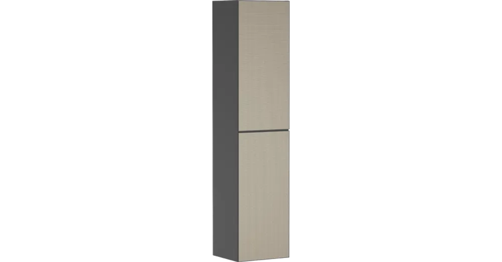 Csak ma Hansgrohe Xevolos E Magas szekrény 400/360, matt szürke pala színű, baloldali ajtópánt 54220390