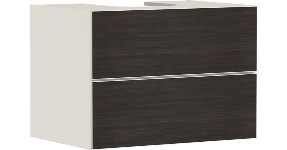 Legnépszerűbb Hansgrohe Xevolos E Konzolos mosdószekrény 780/550, matt homok bézs színű, 2 fiókkal, ráültetett mosdótálakhoz 54188730
