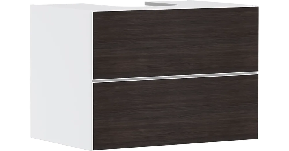 Exkluzív ajánlat Hansgrohe Xevolos E Konzolos mosdószekrény 780/550, matt fehér színű, 2 fiókkal, ráültetett mosdótálakhoz 54187730