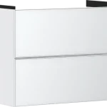 Biztonságos vásárlás Hansgrohe Xevolos E Mosdószekrény 780/475, matt fehér színű, 2 fiókkal, normál mosdókhoz 54178320