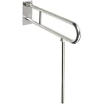 Ajánlat SAPHO BEMETA HELP Felhajtható kapaszkodó, U-típus támasztékkal, takaróval, 750mm, matt (301307302N)