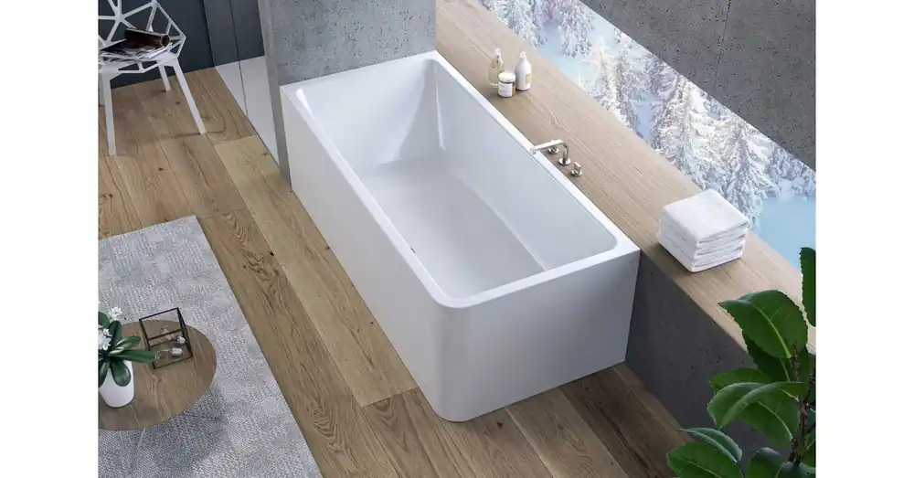Outlet Kolpa-San Elektra-SP falhoz állítható fürdőkád, 175x75 cm, jobbos 513510