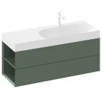 Prémium Ravak SD Lite 120 B fürdőszobai szekrény mosdó alá Grey Green X000001882