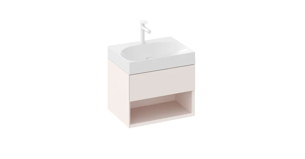 Biztonságos fizetés Ravak SD Lite 60 fürdőszobai szekrény mosdó alá Alabaster Pink X000001860