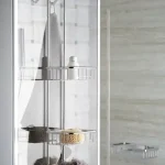 Vásárlói kedvenc BEMETA CYTRO Dupla polc zuhanyzóba, 170x700x260mm, polírozott (104702172) (XJ602)