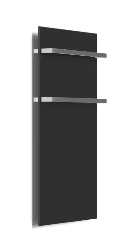 Szezonális akció AREZZO design ONYX 2 BLACK MATT elektromos törölközőszárító radiátor