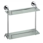 BEMETA OMEGA Üvegpolc, 400x385x115mm, króm (104202122) (XR602) Expressz kézbesítés