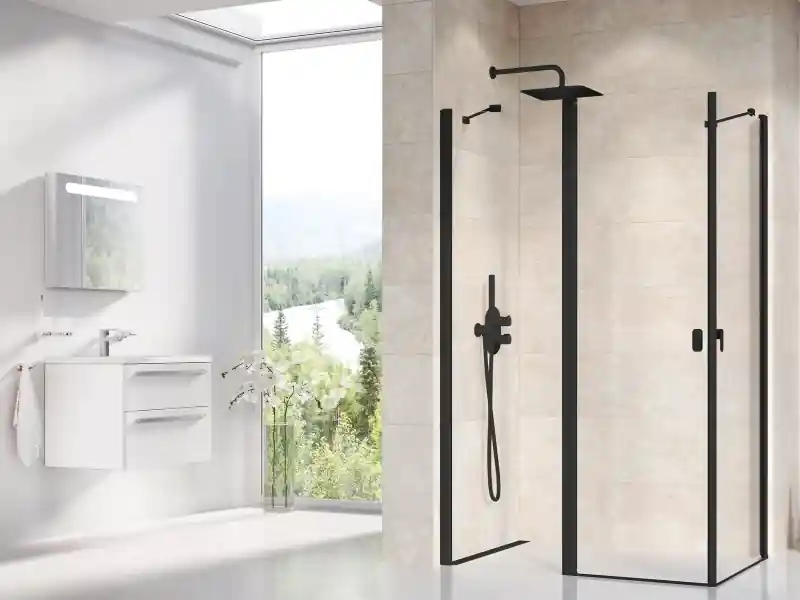 Ravak Chrome CRV1+CRV2 zuhanykabin fekete, átlátszó Biztonságos fizetés