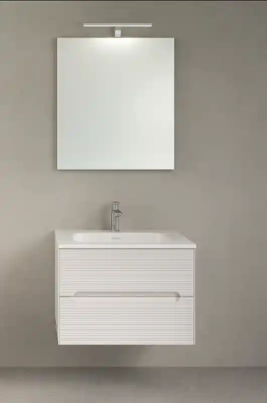 AdattoCasa Rigo 2 fiókos függesztett alsó bútor, 60 cm, Bianco Neve Olcsóbb