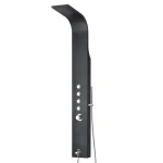 Mariner Black Matt termosztátos zuhanypanel Expressz kézbesítés